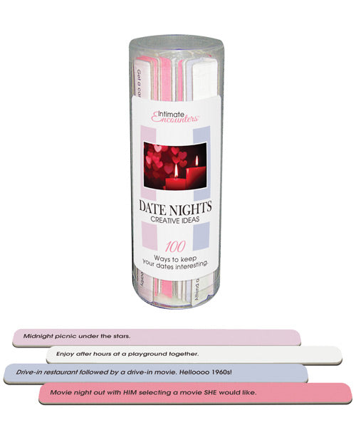 Kheper Games Setting The Mood Idea Sticks Double-Sided Design for Unique Date Night Ideas for Couples