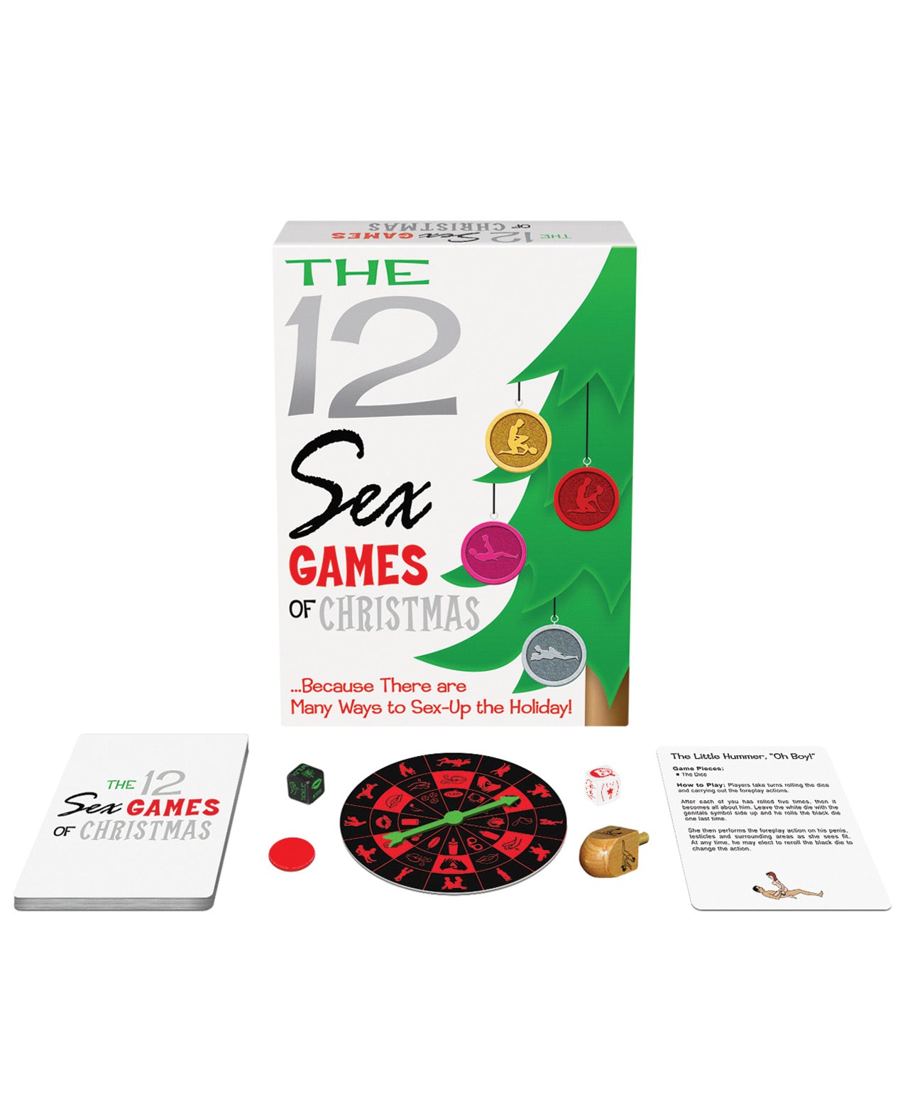 Kheper Games Holiday Game Set 12 Sex Games of Christmas with Festive Themed Activities for Couples Entertainment