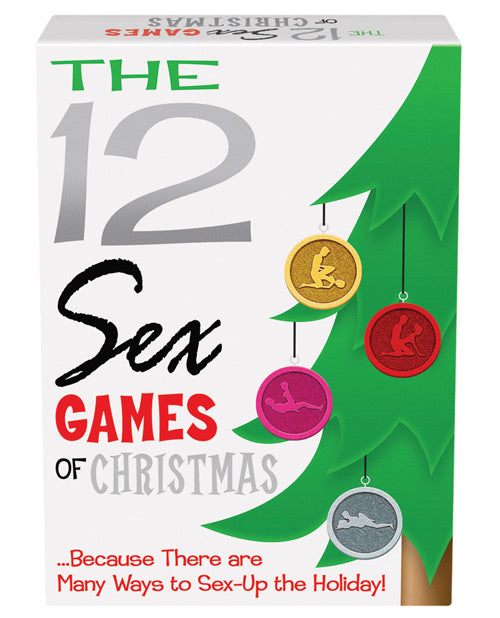 The 12 Sex Games of Christmas Holiday Game Set with Festive Activities