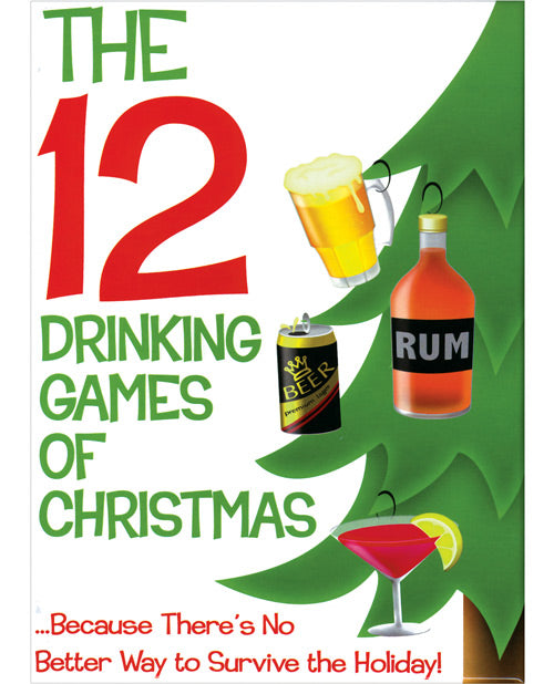 Kheper Games Holiday Drinking Game Set with 12 Unique Challenges for Christmas Parties and Festive Gatherings