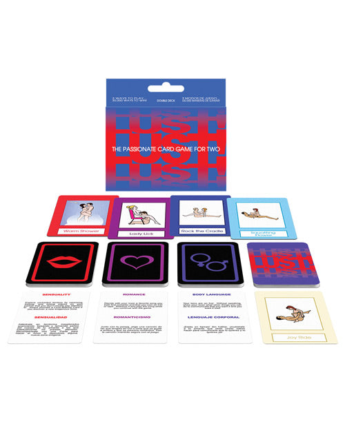 Lust! Couples Card Game with English and Spanish Instructions