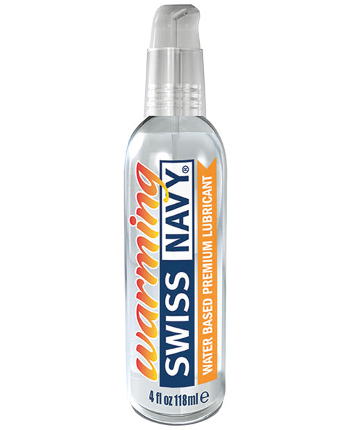 Swiss Navy Lubricant Warming Water Based Formula Non-Staining for Pleasurable Arousal