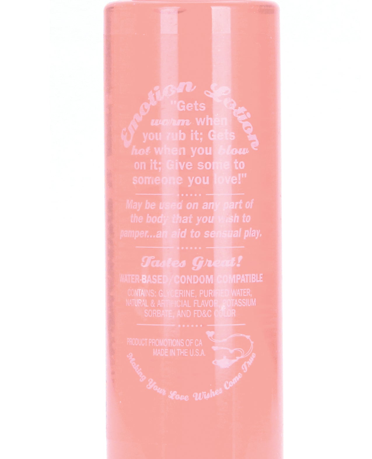 Emotion Lotion Cinnamon Warming Massage Oil with Sweet Flavor