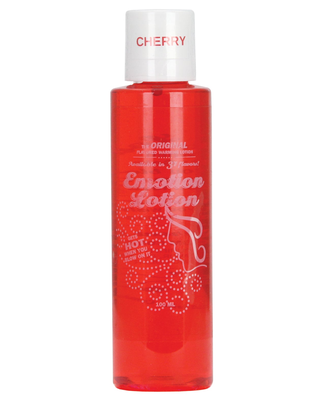 Emotion Lotion massage oil cherry flavor with warming effect and edible formula for sensual body massage