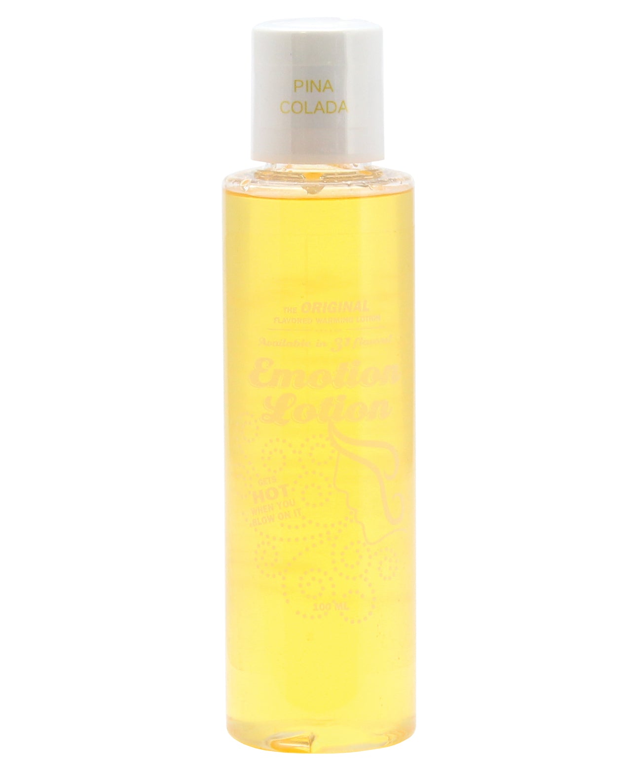 Emotion Lotion massage lotion Pina Colada flavor warming edible formula for sensual body massage