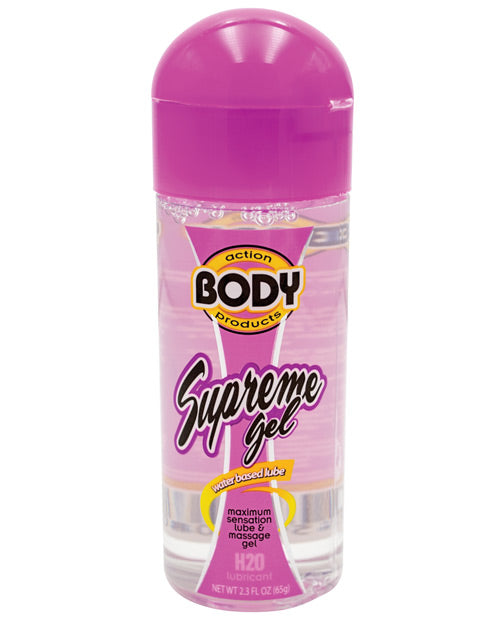 Body Action Lubricant Water-Based High Viscosity Clear Formula for Lasting Intimate Comfort