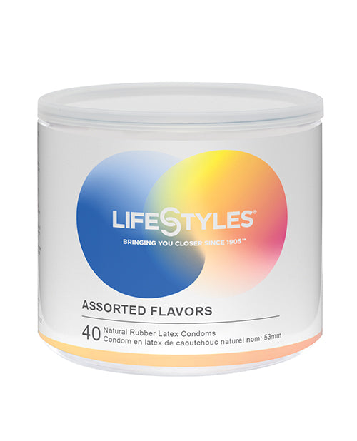 Lifestyles Condoms Assorted Flavors Vanilla Strawberry Banana for Fun and Safe Intimacy