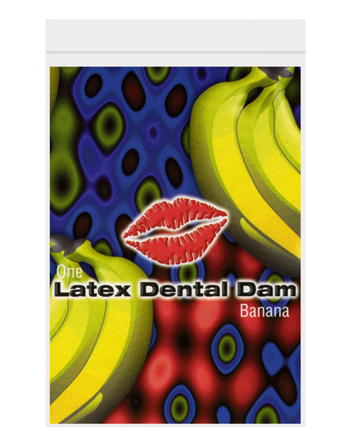 Latex Dental Dam Banana Flavor Protective Barrier for Oral Safety and Enhanced Enjoyment