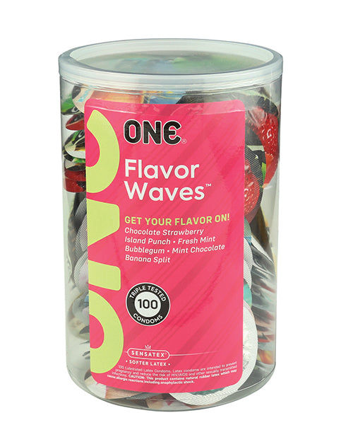 One Flavored Condoms Display Sensatex Ultra-Soft Latex Six Flavors for Enhanced Intimacy