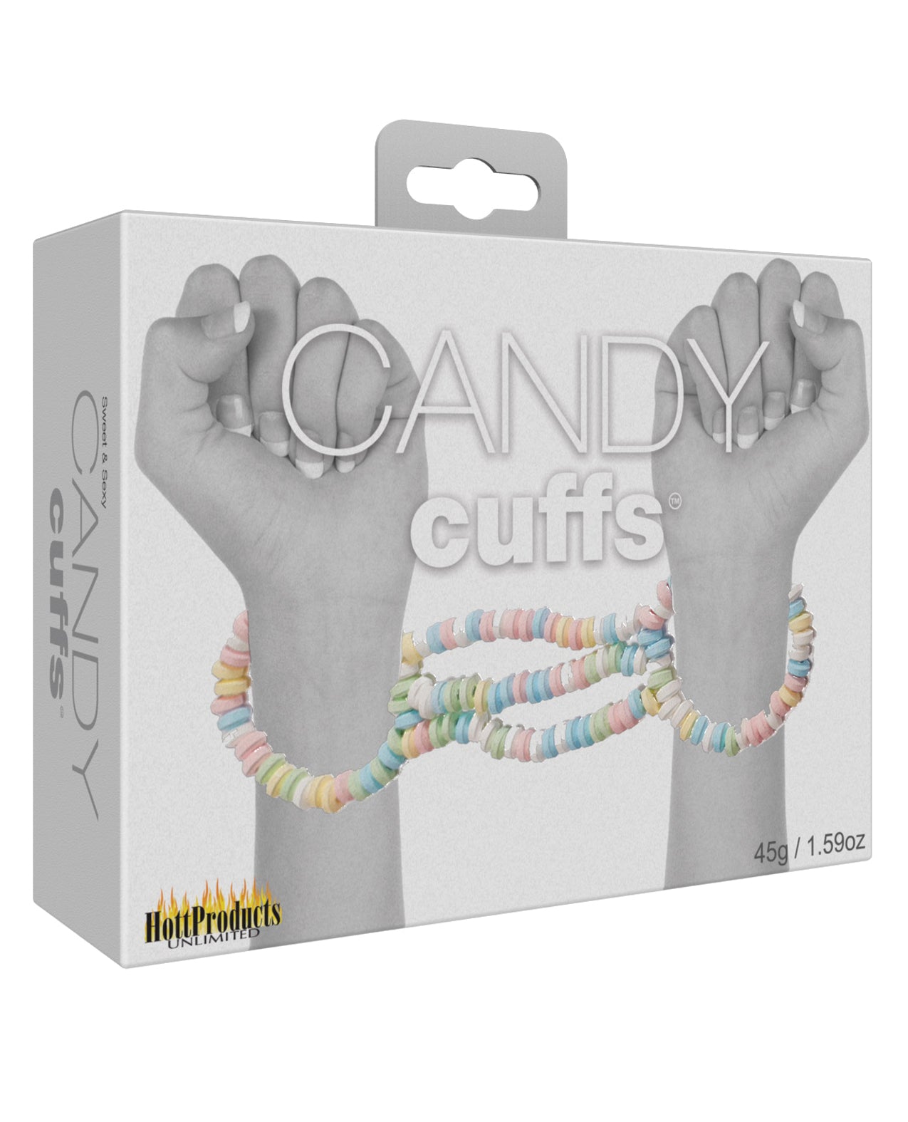 Hott Products Body Toppings Edible Candy Cuffs Flexible Restraints for Playful Enjoyment
