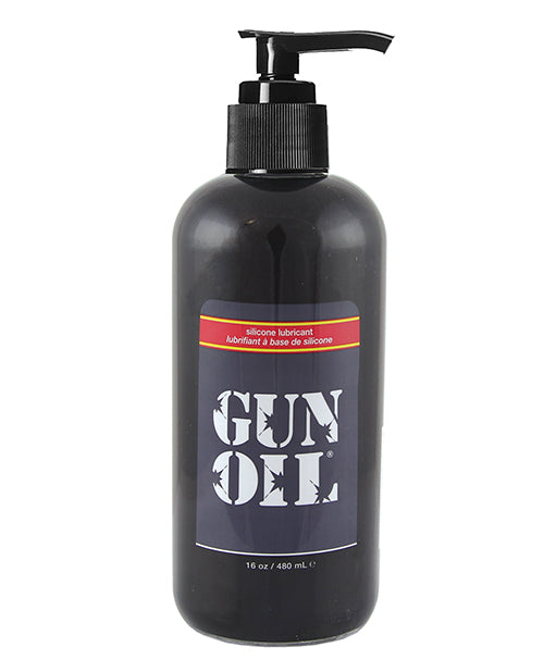 Gun Oil Silicone Lubricant 16 oz with Vitamin E and Aloe Vera