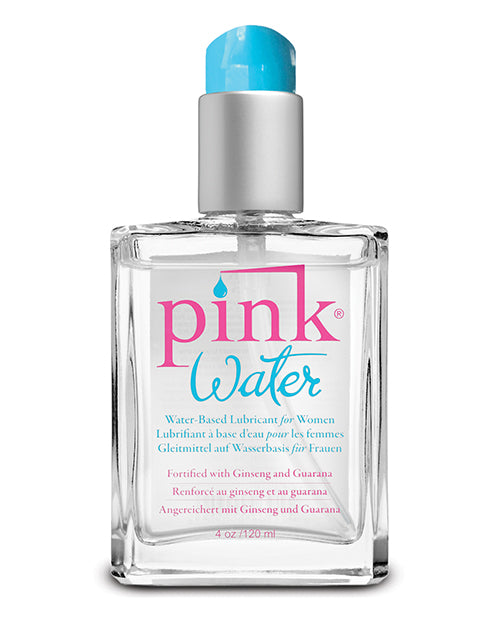 Pink Water Based Lubricant with Aloe, Ginseng & Guarana Extracts – 4oz Pump