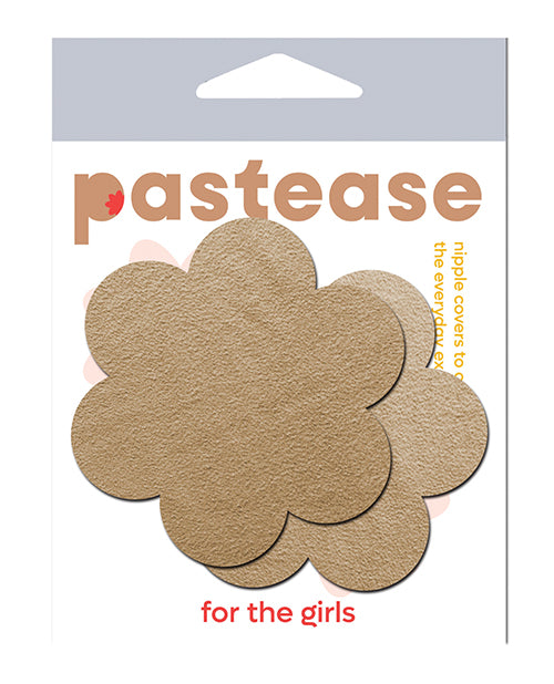 Pastease Lingerie Packaged Daisy Nude Adhesive Nipple Covers for Discreet Coverage and Festival Wear
