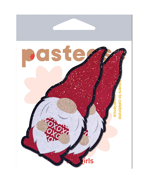 Pastease Lingerie Nipple Covers Valentine Garden Gnome waterproof adhesive for playful festival wear