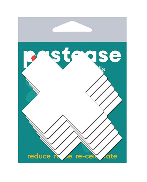 Pastease Lingerie Refill Plus Cross Double Stick Shapes Hypoallergenic Adhesive for Reusable Pasties