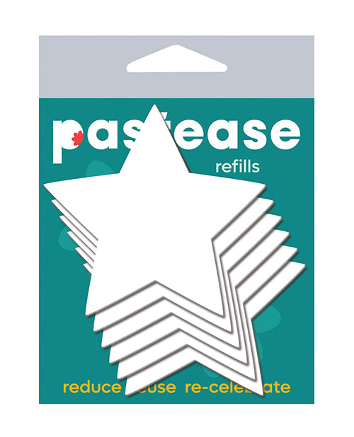 Pastease Lingerie Adhesive Refill Star Double Stick Shapes Waterproof Skin-Safe for Reusable Wear