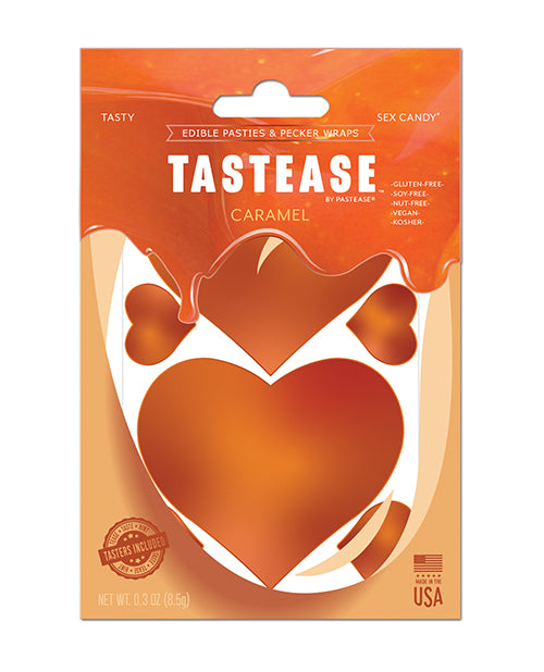 Pastease Edible Pasties Caramel Flavor Easy Application for Playful Lingerie Moments