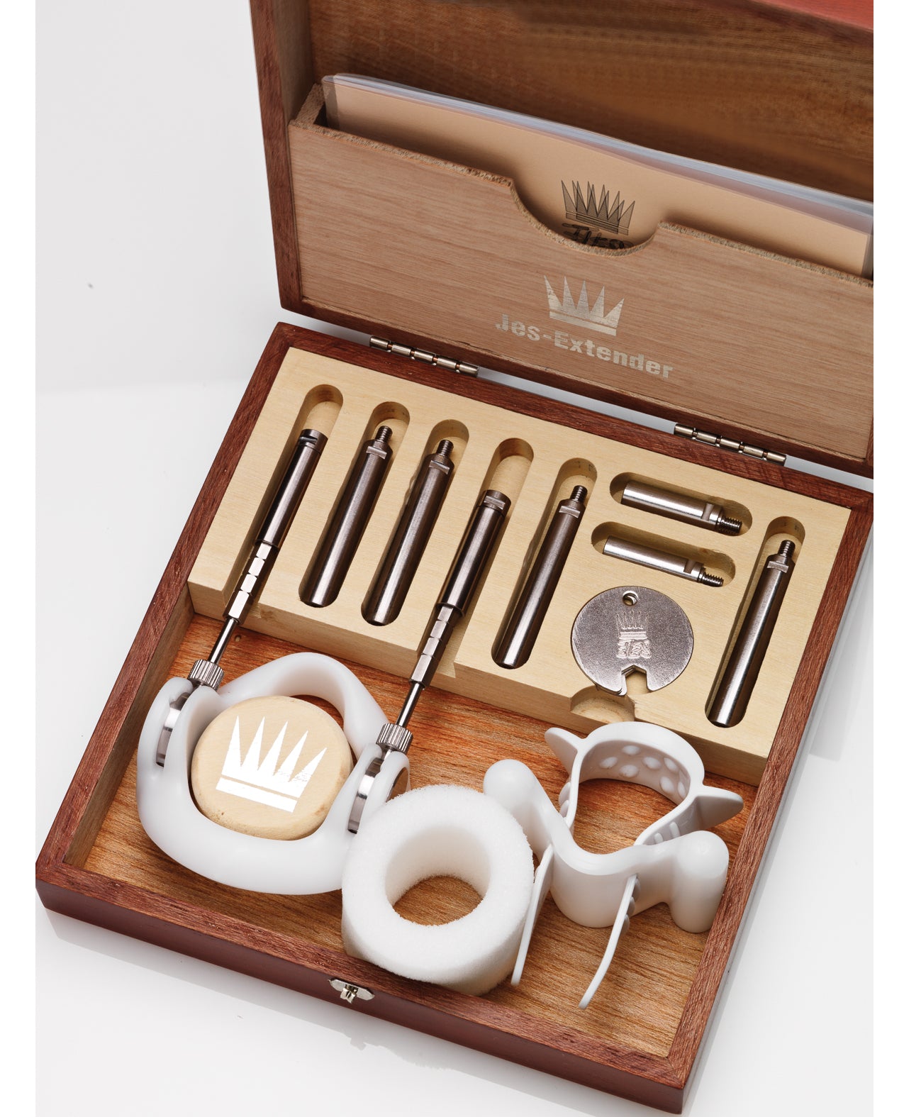 Jes Extender Penis Enhancement Kit with Comfort Strap and Elongation Bars for Natural Enlargement and Custom Fit