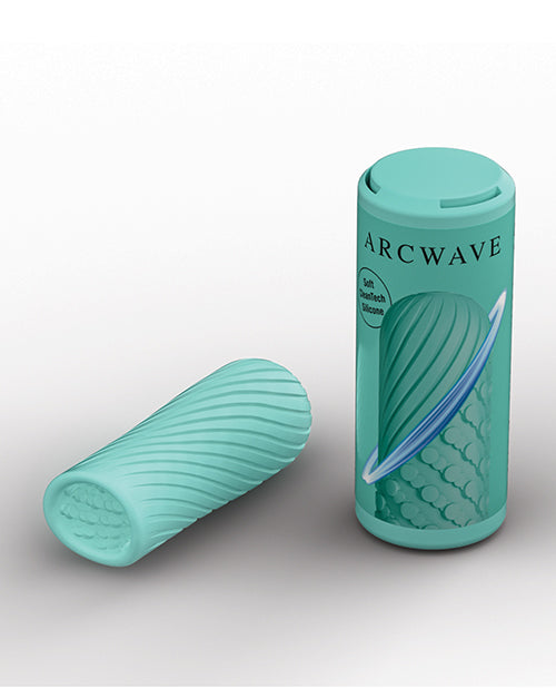 Arcwave Pocket Stroker Reversible CleanTech Silicone Textured Sleeve for Discreet Male Pleasure
