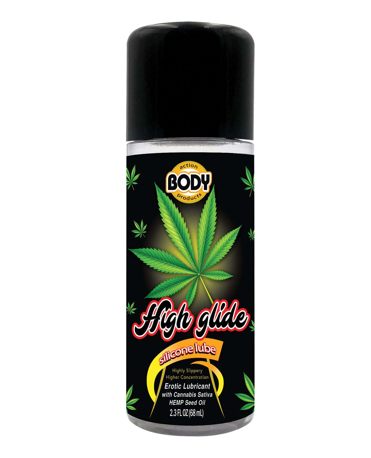 Body Action Lubricant Silicone Formula with Hemp Seed Oil for Smooth, Moisturized Intimate Use