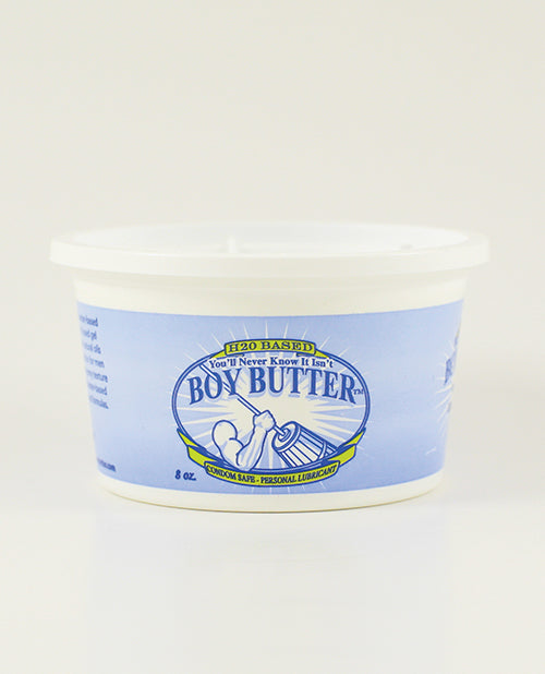 Boy Butter Water-Based Cream Lubricant with Vitamin E and Shea Butter for Skin-Friendly Intimate Use