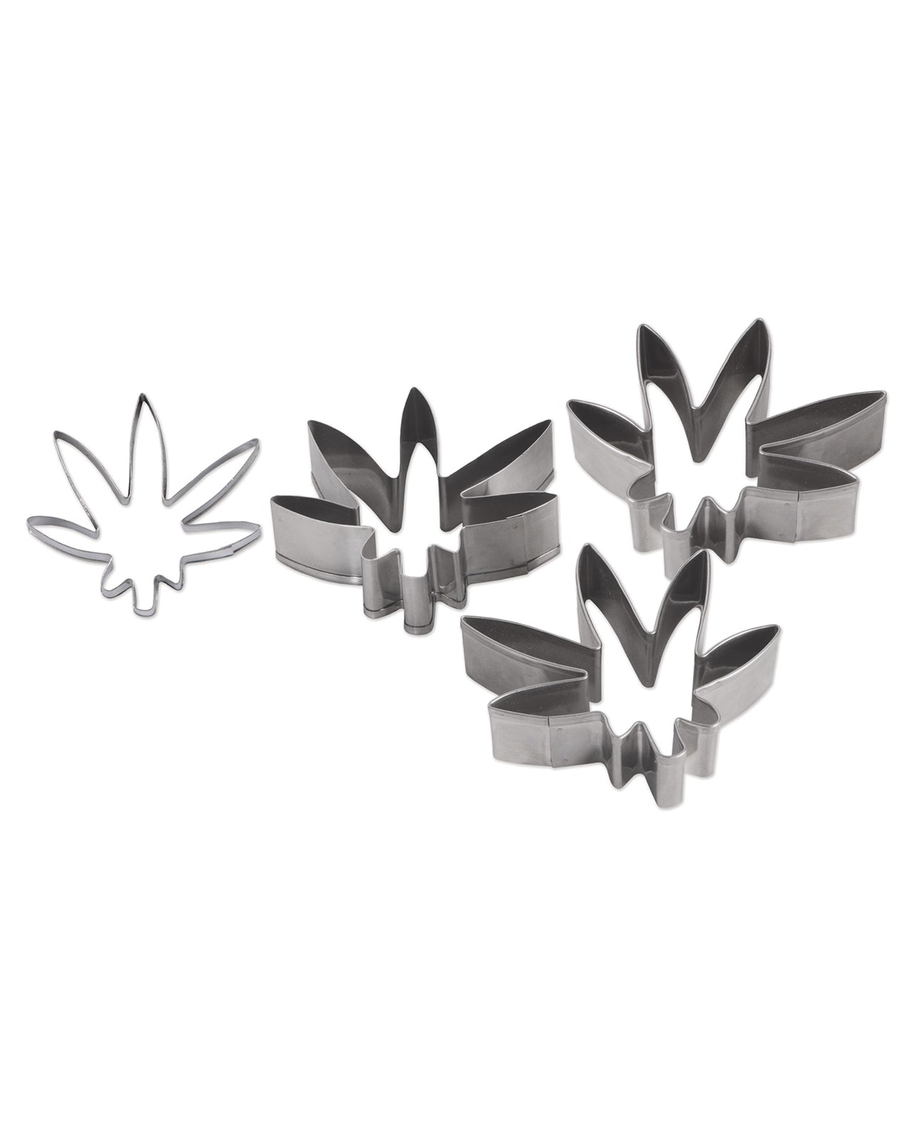 Beistle Bachelorette & Party Supplies Weed Cookie Cutters Stainless Steel Leaf Shape for Unique Party Cookies
