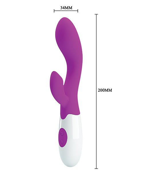 Pretty Love Brighty Rabbit Vibrator with 30 Functions in Fuchsia