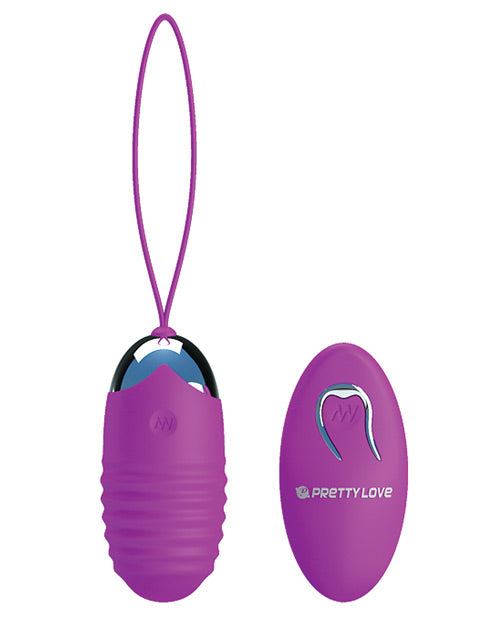 Pretty Love Jessica 12 Function Egg Vibrator – Fuchsia Remote Control Stimulator