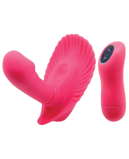 Fuchsia Remote Control Vibrator with 30 Vibration Modes and G-Spot Curve