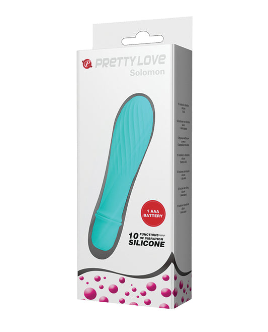 Pretty Love G-Spot Vibrator Teal Silicone Waterproof Design for Targeted Stimulation