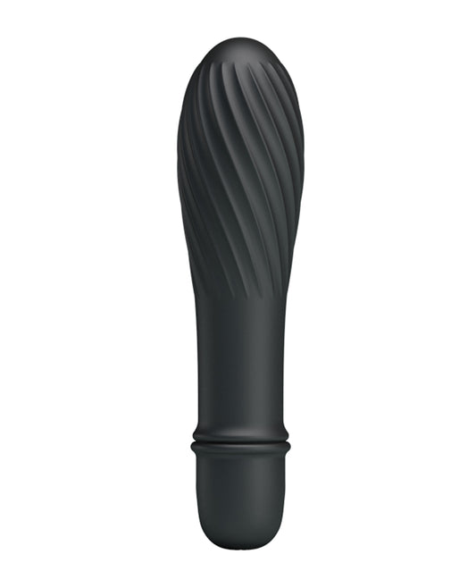 Pretty Love Solomon G-Spot Vibrator in Black with Waterproof Silicone