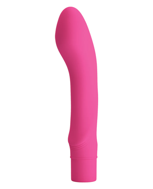 Fuchsia 10-Function Silicone Vibrator with Ergonomic G-Spot Design