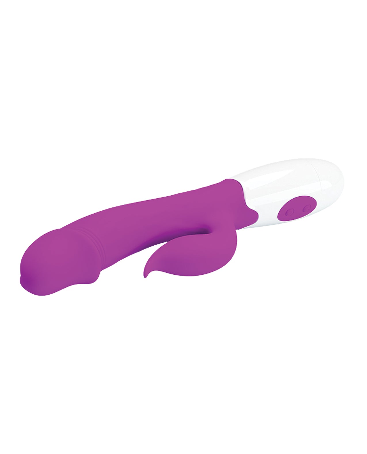 Pretty Love Peter 30 Function Rabbit Vibrator with Dual Motors - Fuchsia