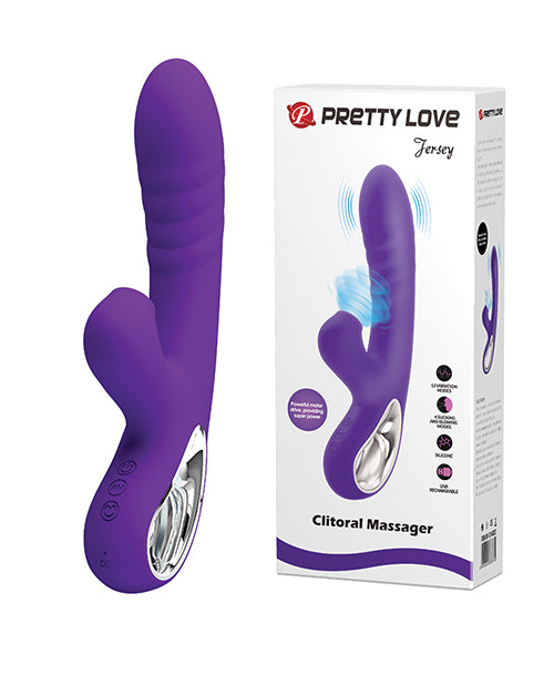 Pretty Love vibrator silicone sucking rabbit with dual motors and USB rechargeable for customizable stimulation