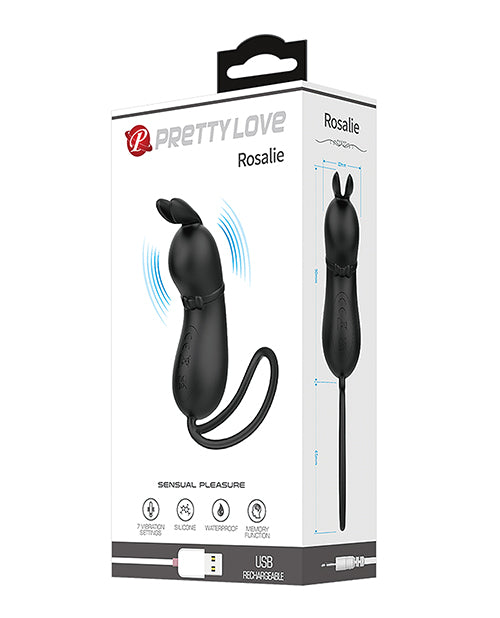 Pretty Love Mini Rabbit Vibrator Tethered Design Precise Clitoral Stimulation for Discreet Pleasure