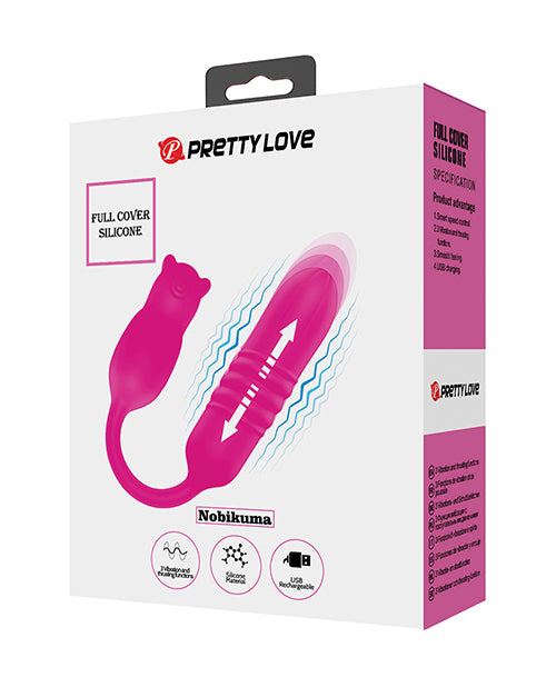 Pretty Love Anal Vibrator Silicone Thrusting Bullet with 3 Modes and Waterproof Design for Enhanced Sensation