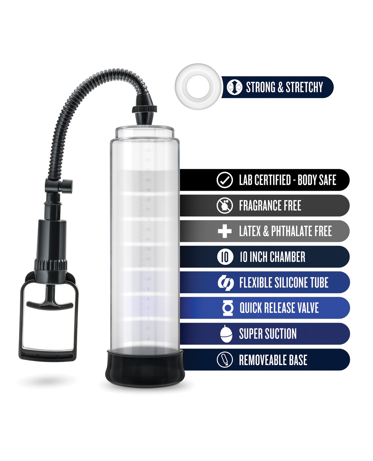 Performance VX4 Penis Pump with Precision Trigger and Soft X5 Sleeves