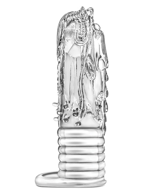 Performance Enter the Dragon Clear Penis Sleeve with Textured Design