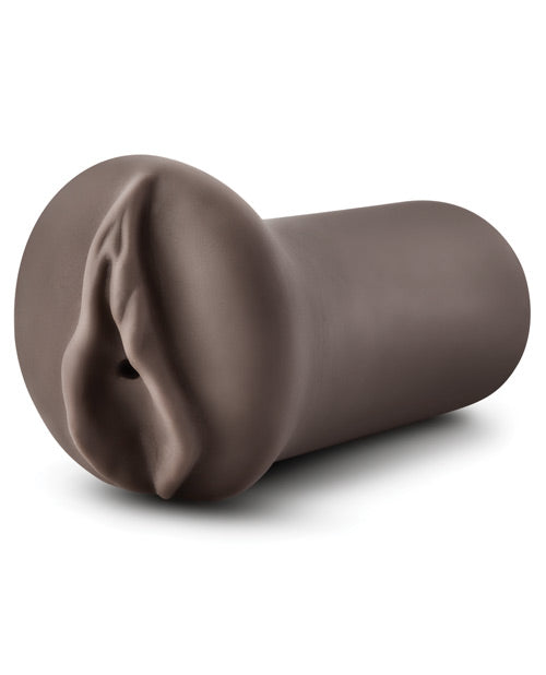 Blush Hot Chocolate Nicole Kitty Stroker with Realistic Ribbed Tunnel