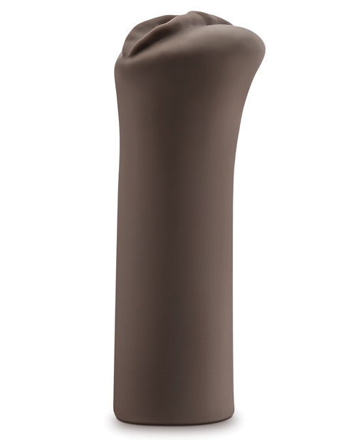 Blush Hot Chocolate Nicole Kitty Stroker with Realistic Ribbed Tunnel