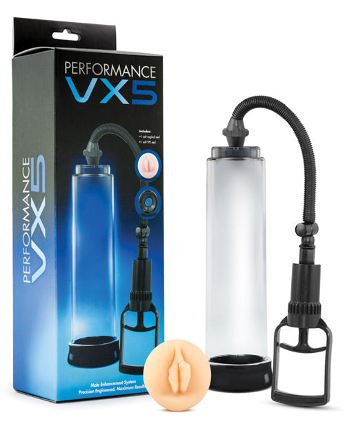 Performance Penis Enhancement Pump with X5 Soft Sleeves and Adjustable Trigger for Endurance and Size Improvement