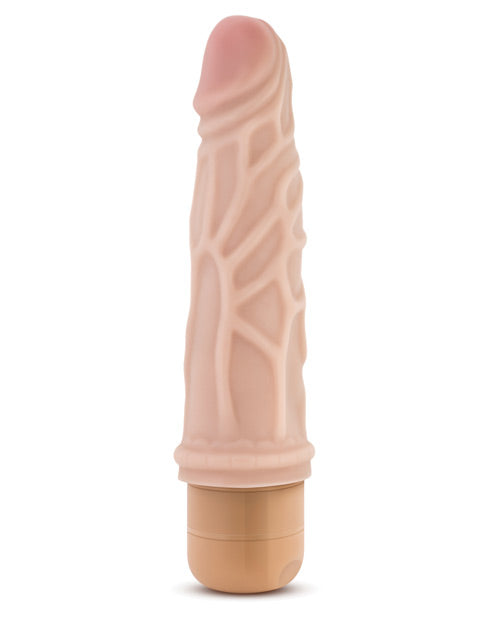 Dr. Skin Vibe #3 Beige Realistic Vibrator with Veined Texture
