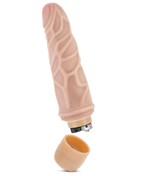 Dr. Skin Vibe #3 Beige Realistic Vibrator with Veined Texture