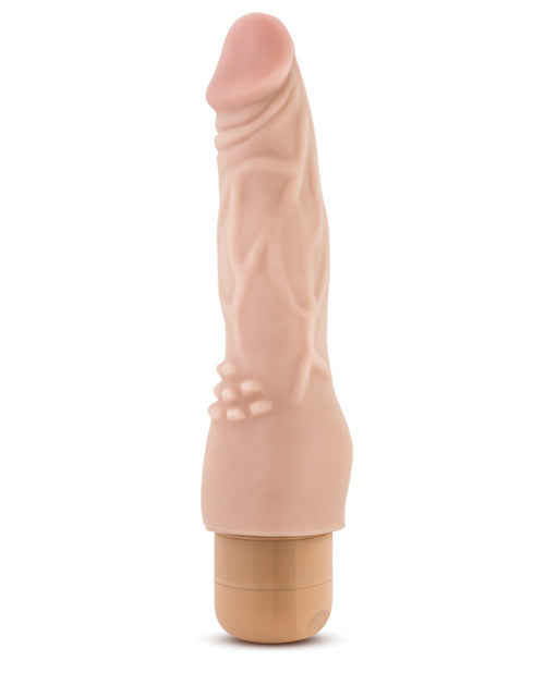 Dr. Skin Vibe #4 Beige Vibrator with Realistic Design & Clitoral Nubs