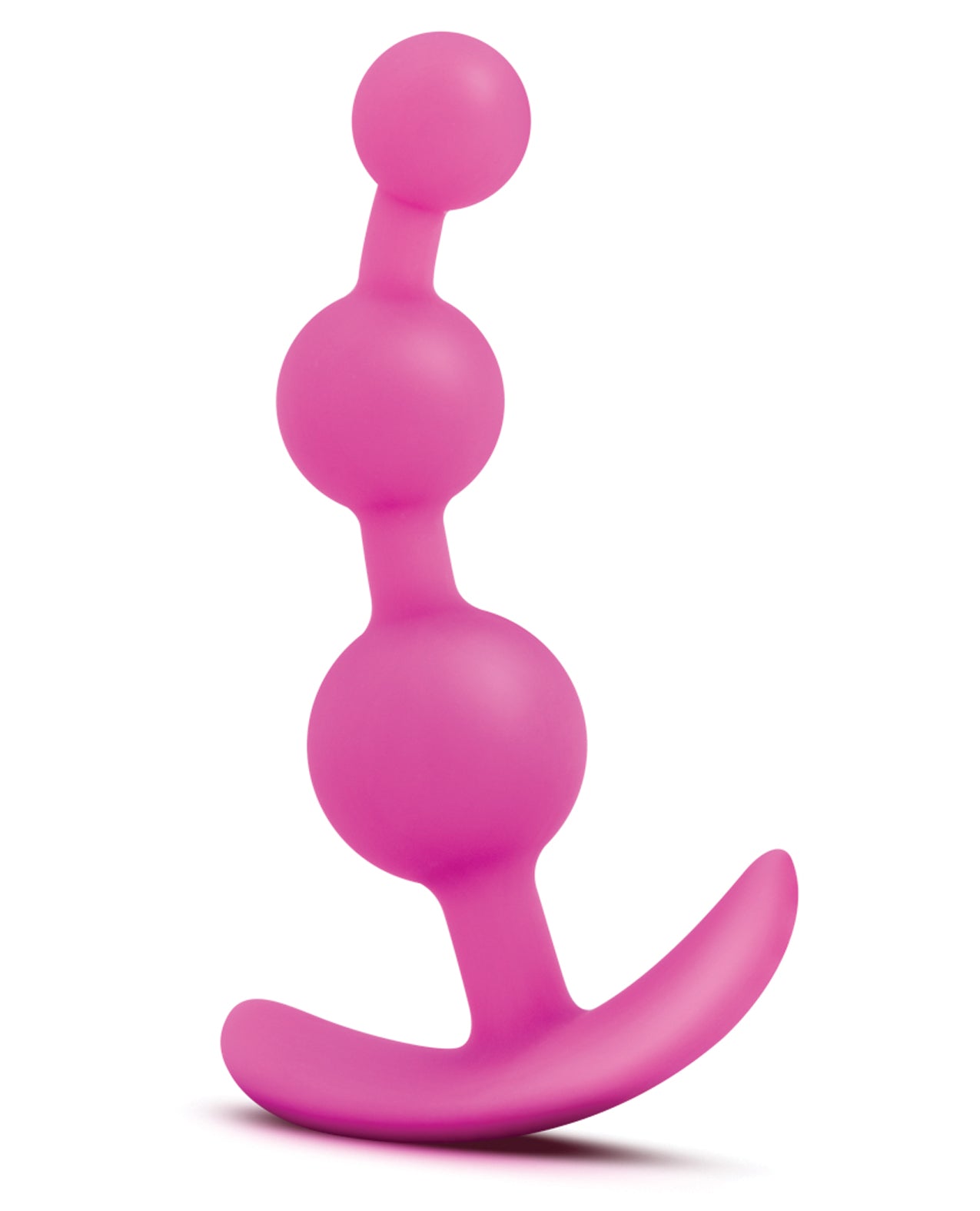Luxe Be Me 3 Silicone Anal Plug with Flexible EZ Handle – Fuchsia