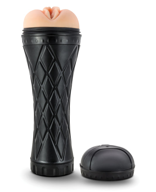 M for Men The Torch Vanilla Masturbator Sleeve with Diamond Grip Canister