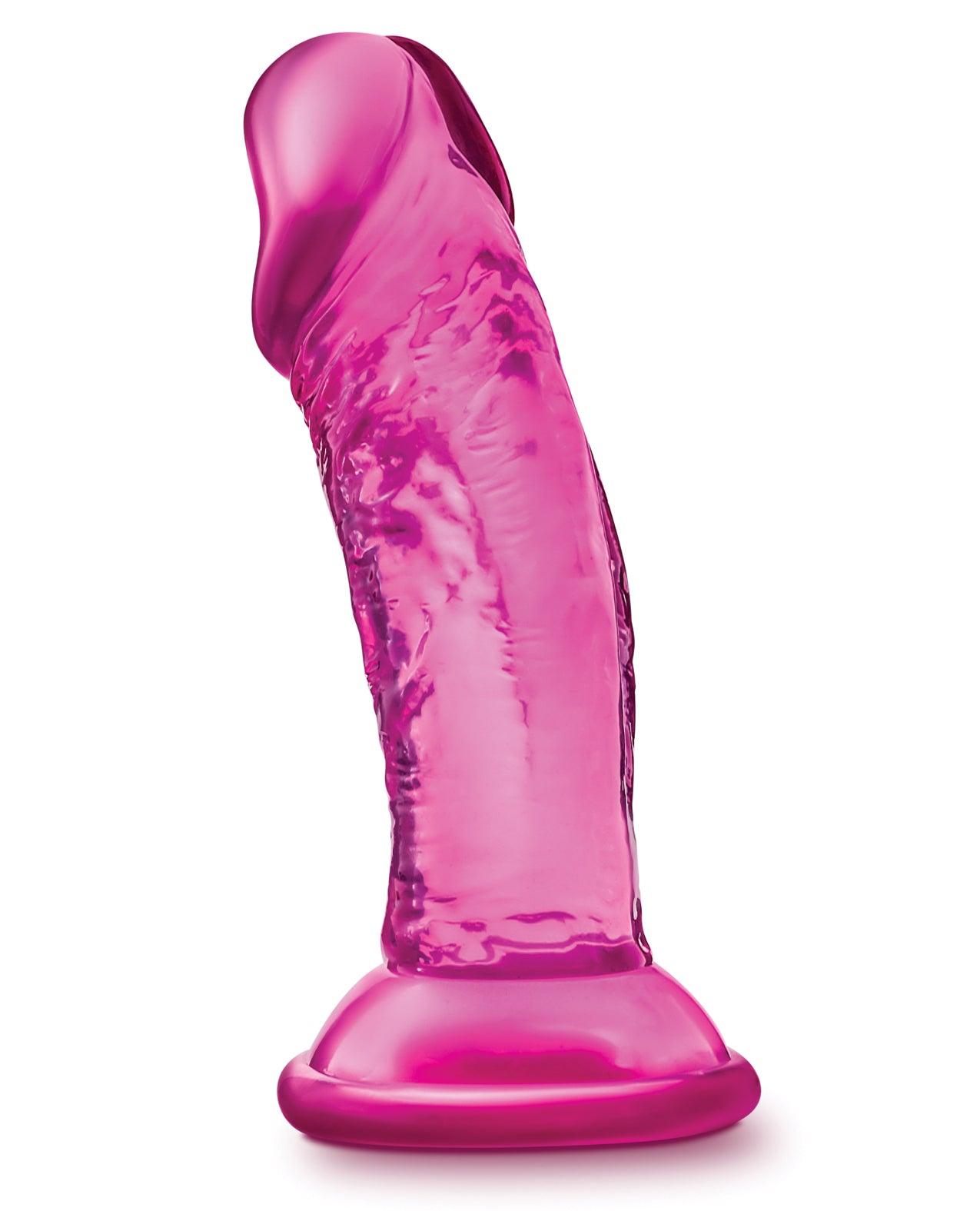 Blush B Yours Sweet n Small 4 Inch Suction Cup Dildo – Pink Compact and Realistic
