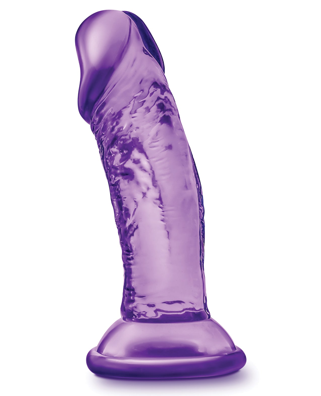 B Yours Sweet n Small 4 Inch Realistic Suction Cup Dildo – Purple