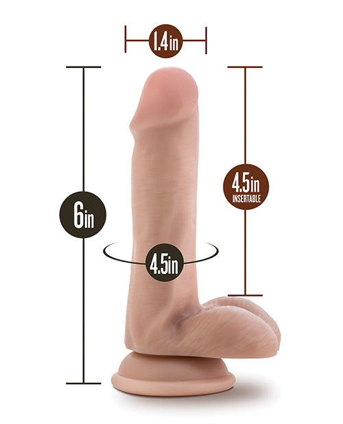 Coverboy Ranger Rob 6" Realistic Dildo with Suction Cup - Vanilla