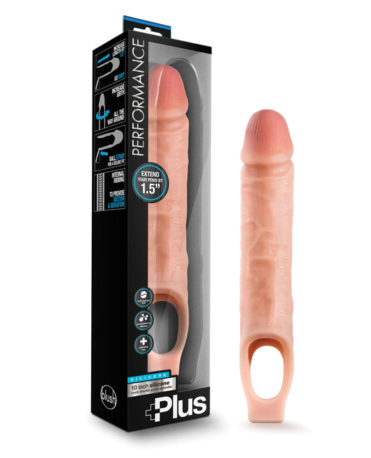Performance Plus Penis Extender Realistic Silicone Texture Ball Strap for Enhanced Length and Comfort